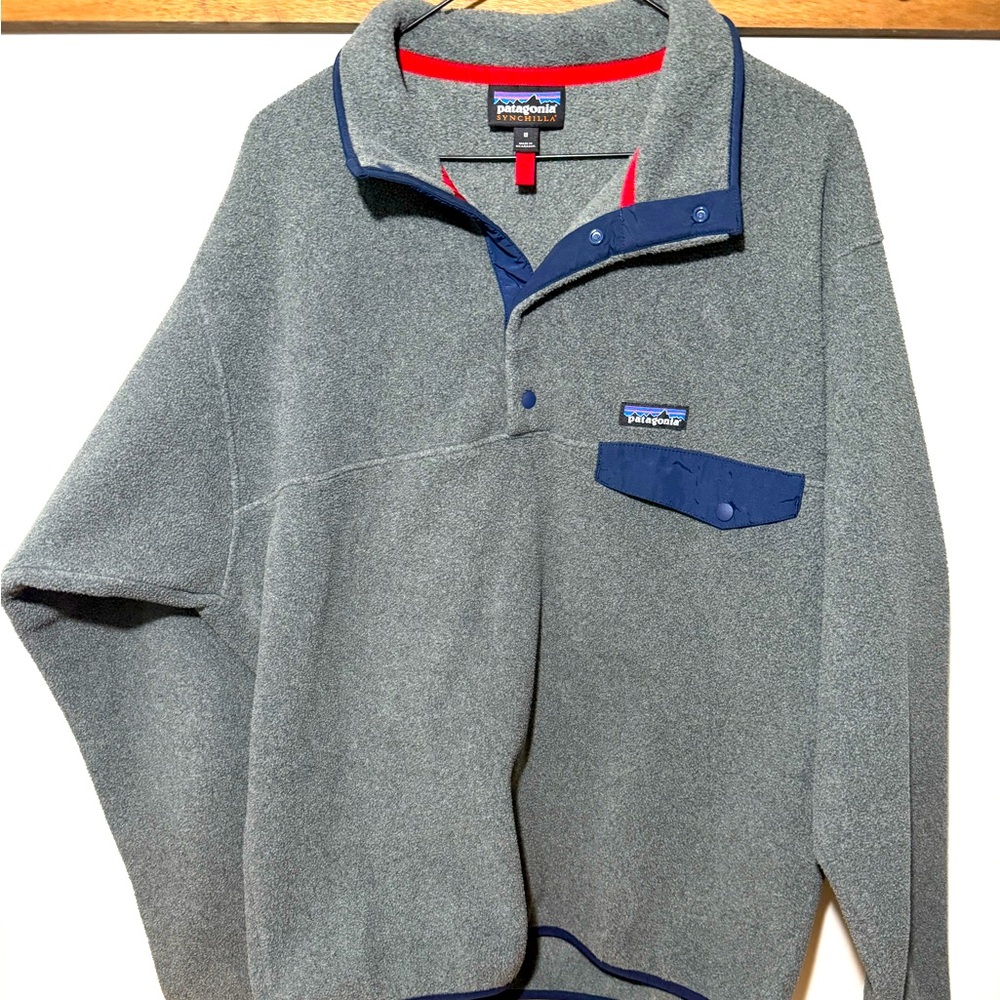 Men’s Medium Patagonia Synchilla Snap T Fleece Pullover